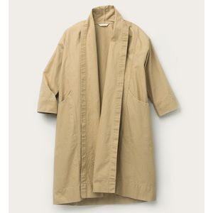Elizabeth Suzann Clyde trench in khaki